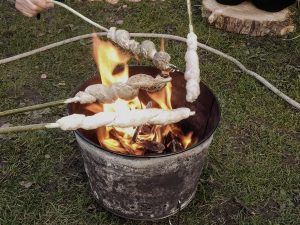 campfire stick bread