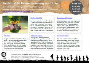 Home Outdoor Learning Resources